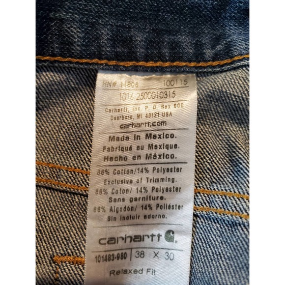 Carhartt Relaxed Fit, Men's 38x30 - Picture 5 of 5